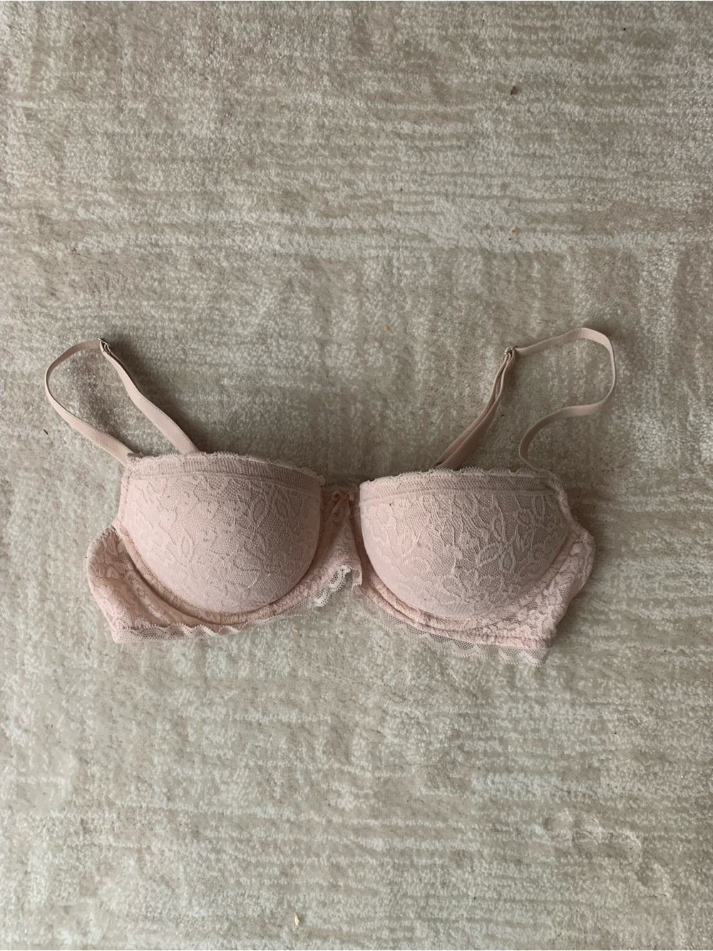 Aerie Light Pink, Floral Lace Bra